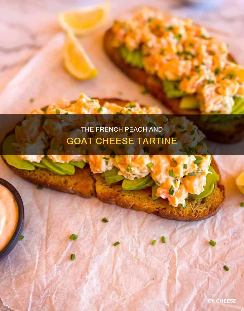 what country do peach and goat cheese tartines come from
