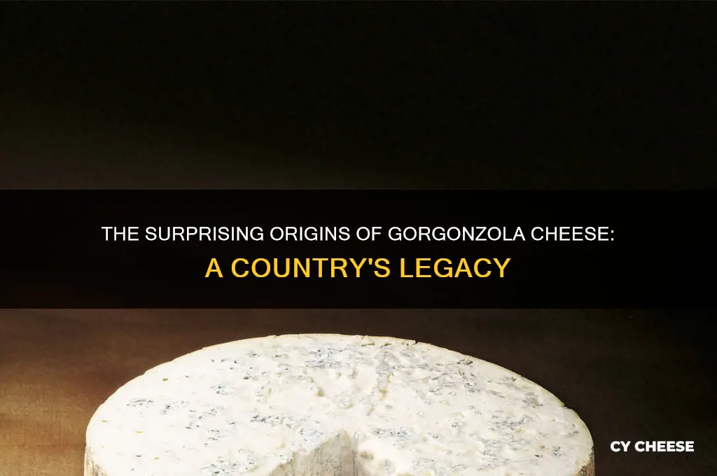 what country introduced gorgonzola cheese