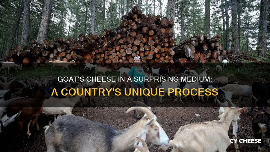 what country packs cheese in goat manure