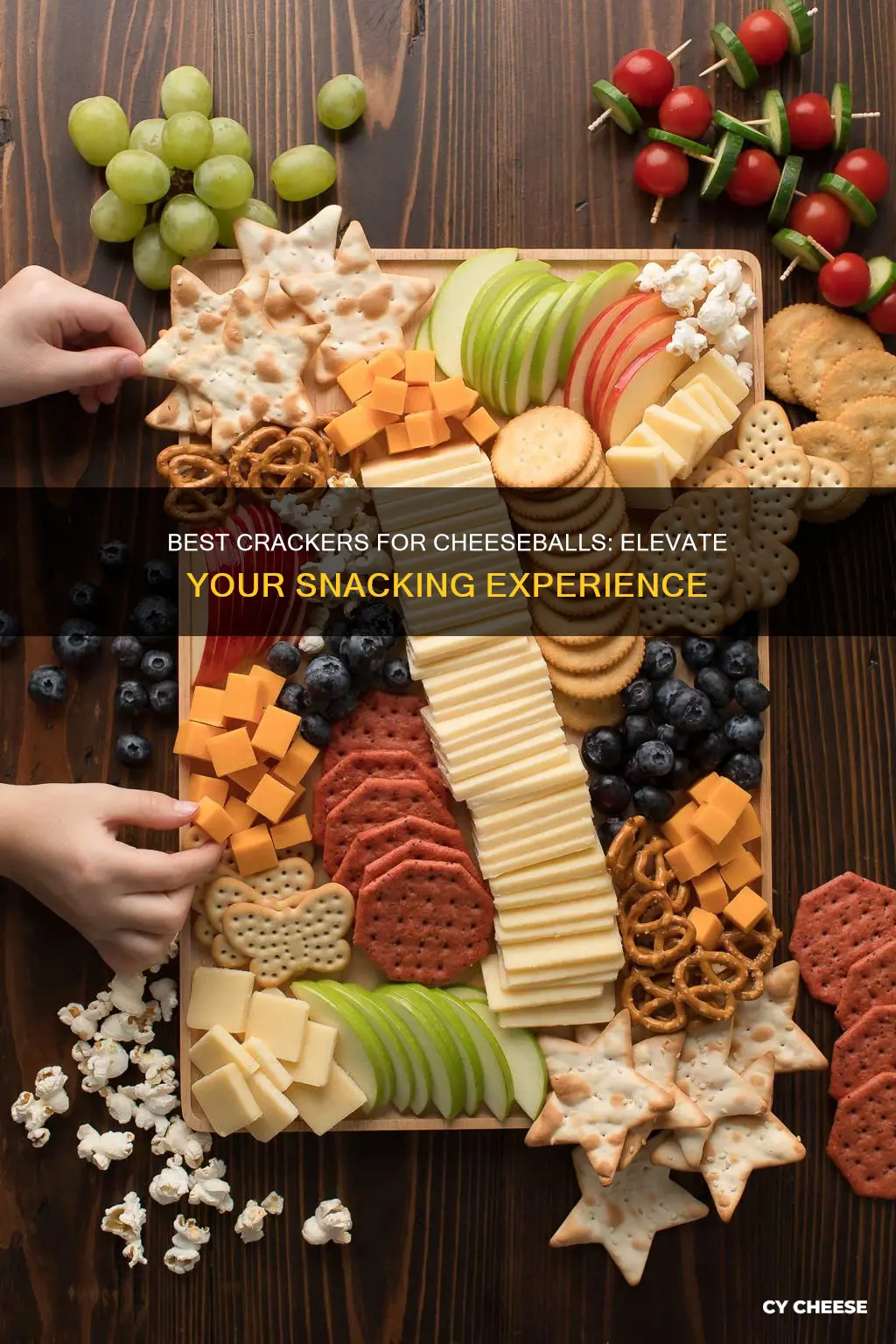 what crackers are best with cheese ball