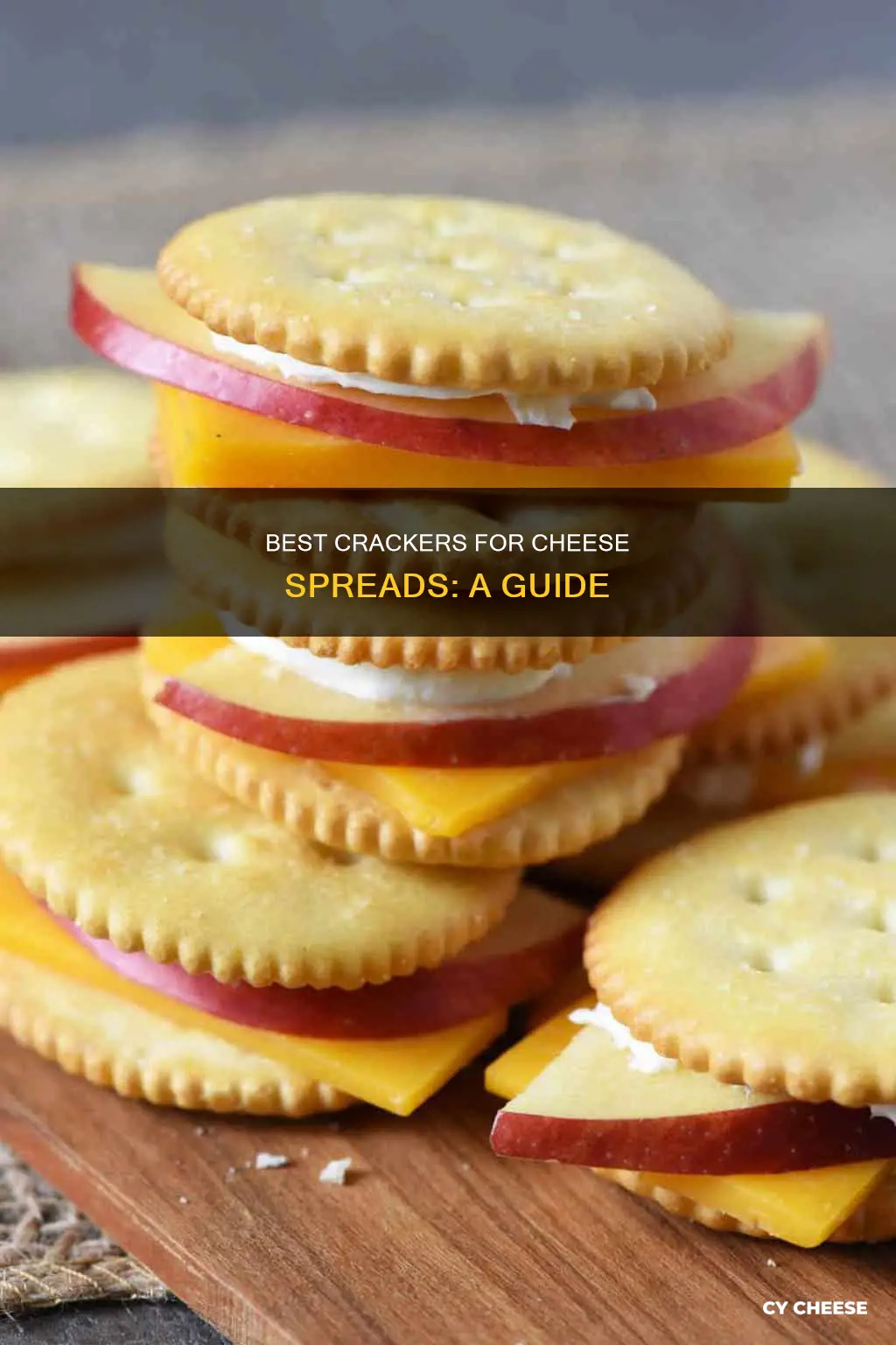 what crackers do you put cheese spread on