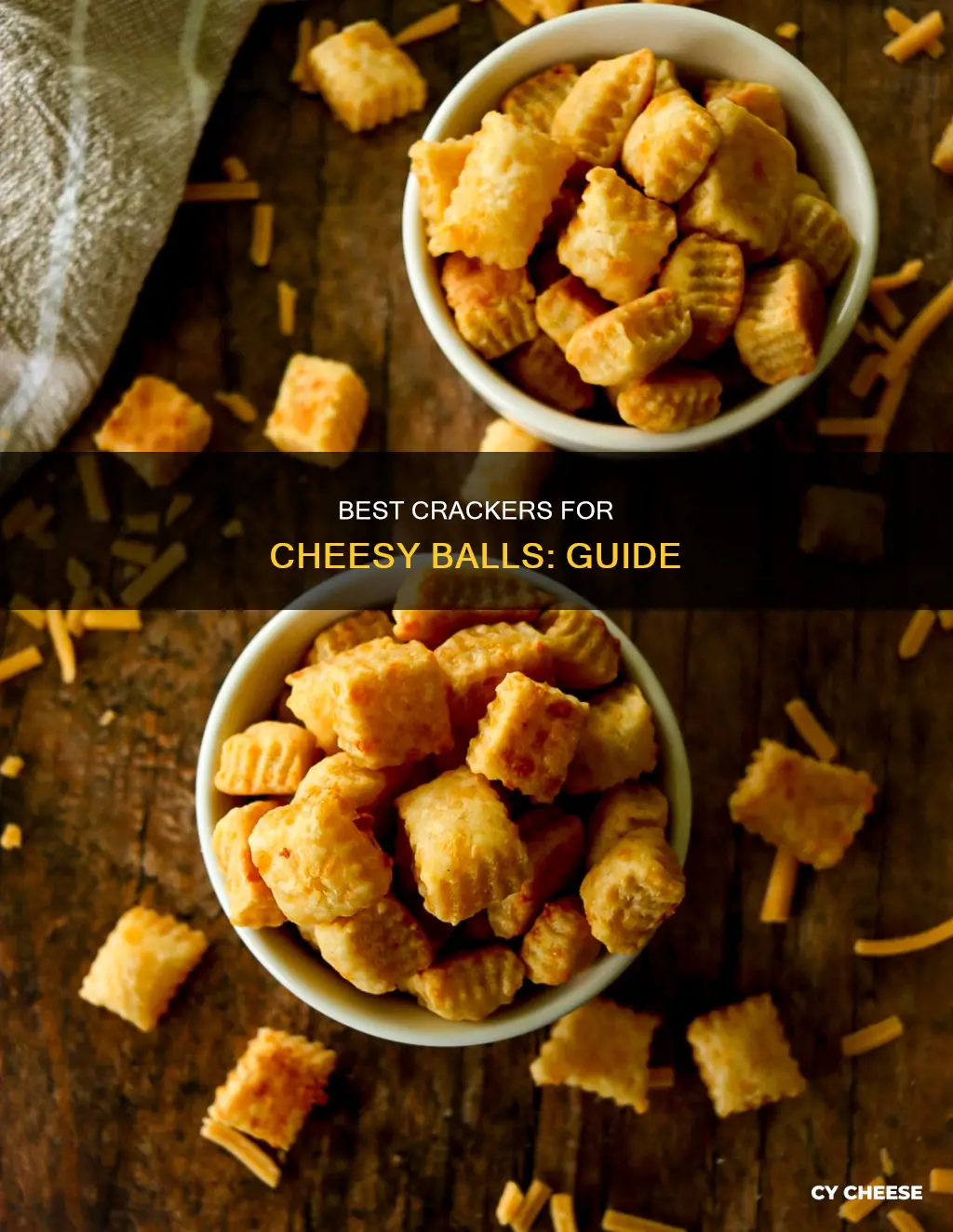 what crackers to use with cheese ball