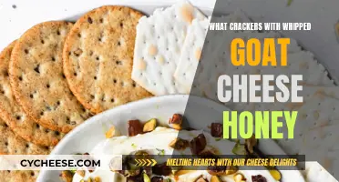 Sweet and Savory: Whipped Goat Cheese with Honey and Crackers