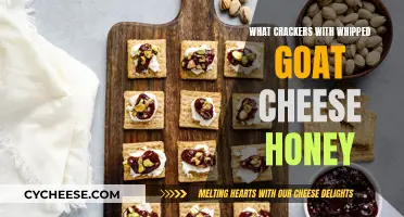 The Perfect Cracker Topper: Whipped Goat Cheese and Honey