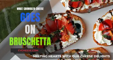 The Best Crumbled Cheeses for Bruschetta