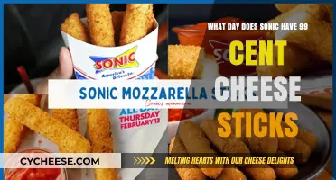 Sonic's 99 Cent Cheese Sticks: Best Day to Grab This Deal