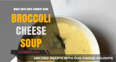 When to Enjoy Subway's Broccoli Cheese Soup: Days and Availability