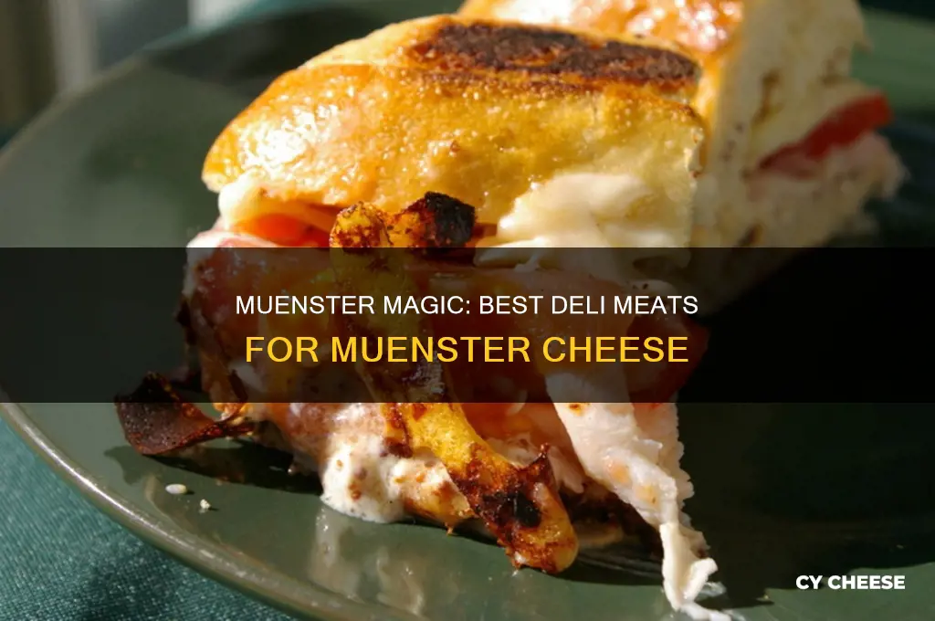 what deli meat goes best with muenster cheese