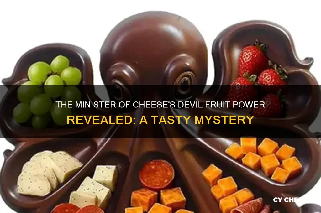 what devil fruit does the minister of cheese have