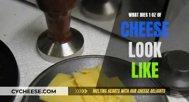 Cheese Portioning: Understanding 1 Ounce of Cheese Visually