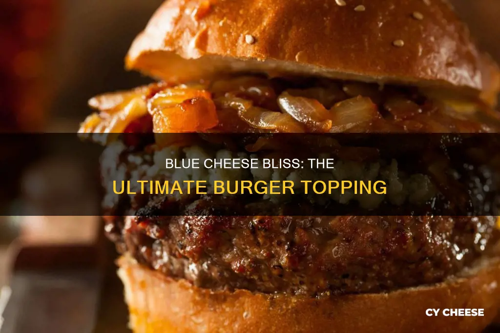 what do blue cheese do for burgers