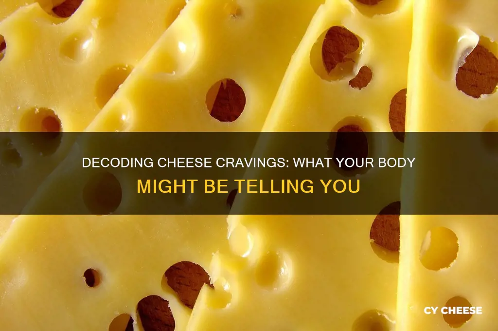 what do cheese cravings mean