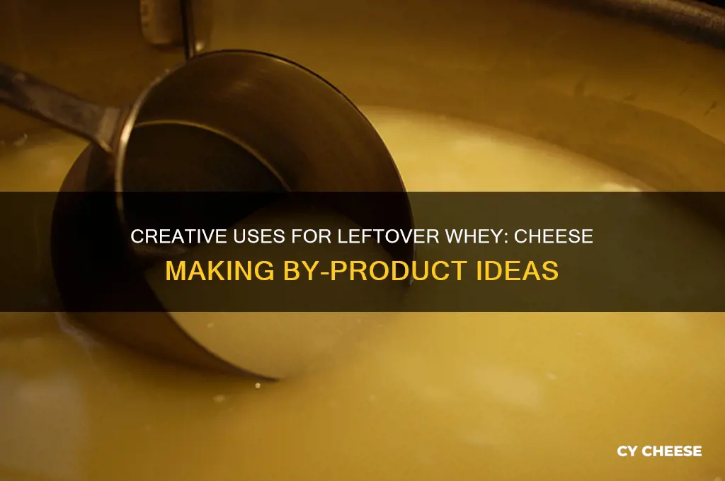 what do i do with whey from cheese making