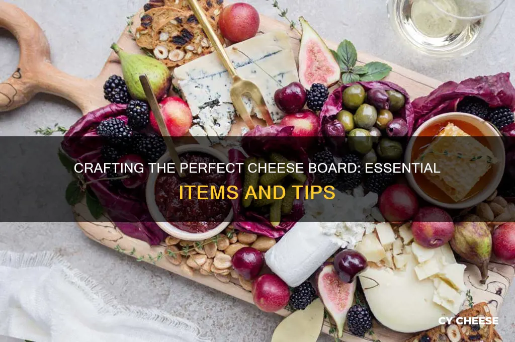 what do i need for a cheese board