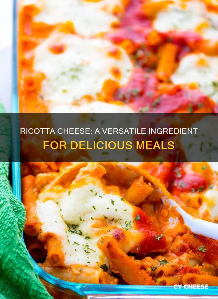 what do i use ricotta cheese for