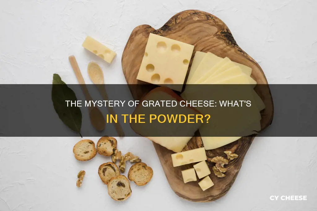 what do they put in grated cheese