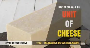 What's the Name for a Massive Block of Cheese?