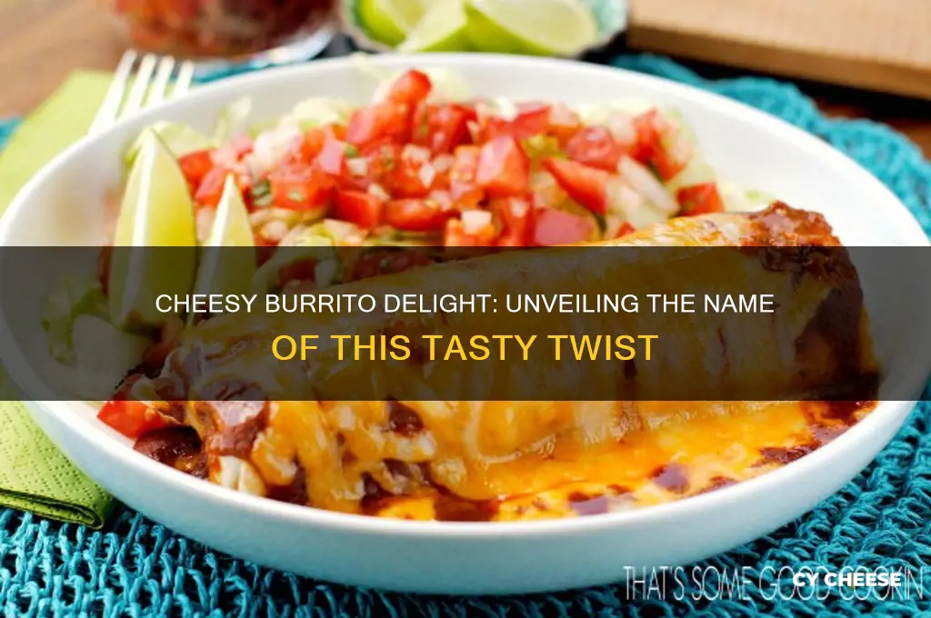 what do you call a burrito with cheese on top