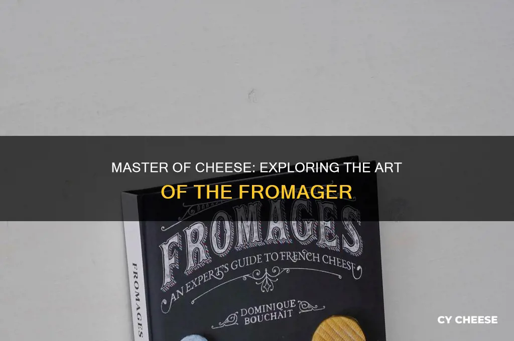 what do you call a person who specializes in cheese