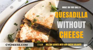 Cheese-Free Quesadilla: What’s the Right Name for This Dish?
