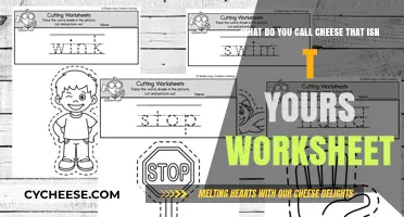 What Do You Call Cheese That Isn't Yours? A Fun Worksheet