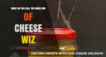 Unraveling the Mystery: Naming the Dried Tip of Cheese Whiz