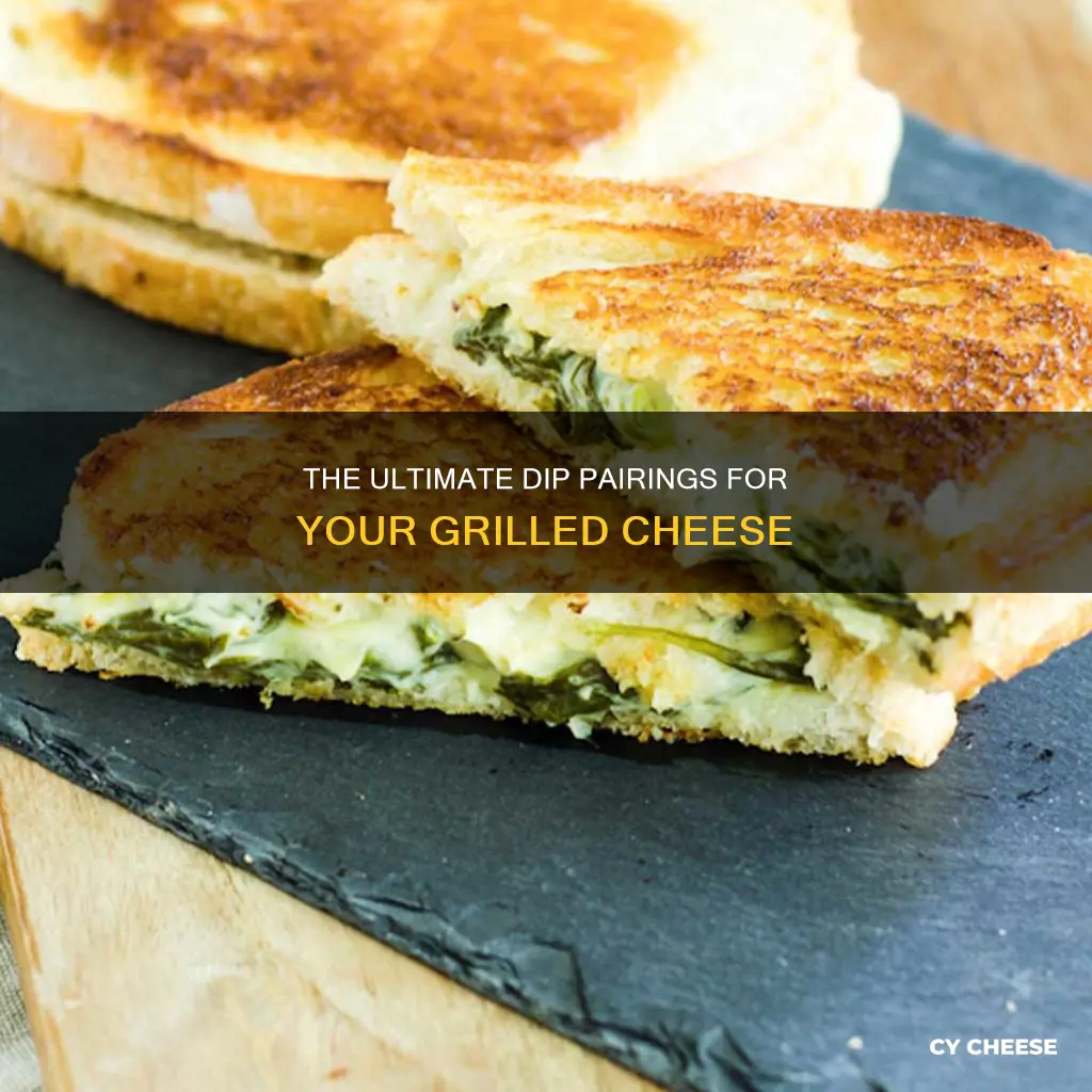 what do you dip grilled cheese in