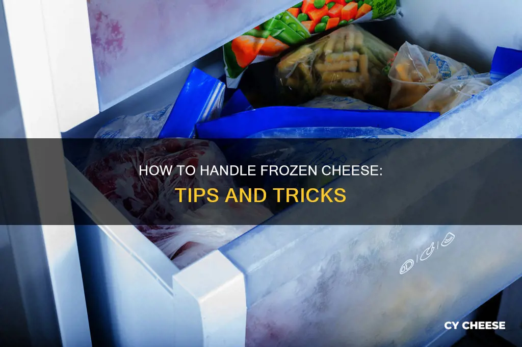what do you do after putting cheese in the freezer