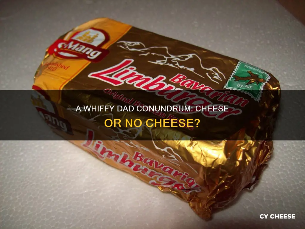 what do you do if your dad smells like cheese