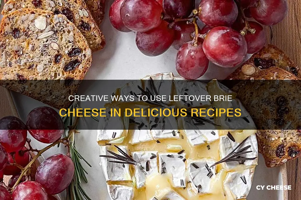 what do you do with leftover brie cheese
