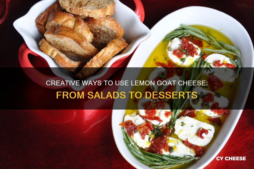 what do you do with lemon goat cheese