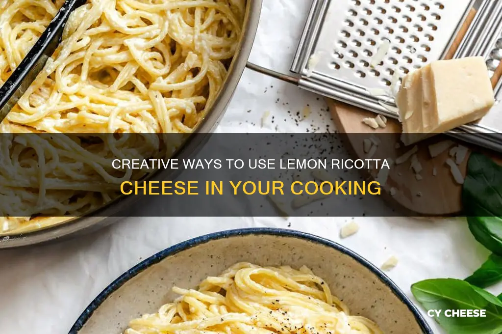 what do you do with lemon ricotta cheese