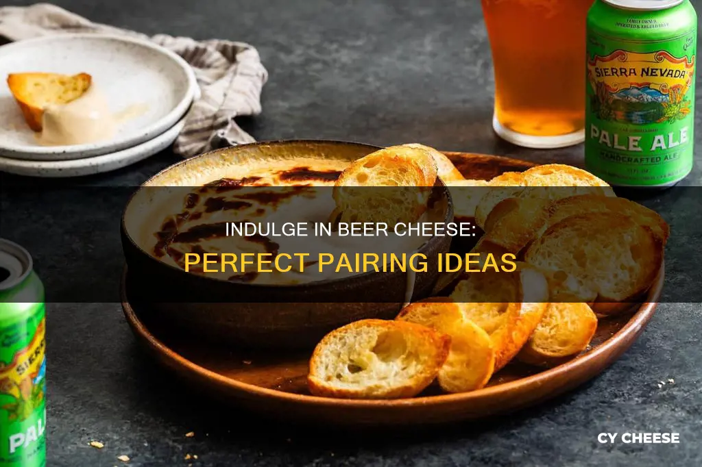 what do you put beer cheese on