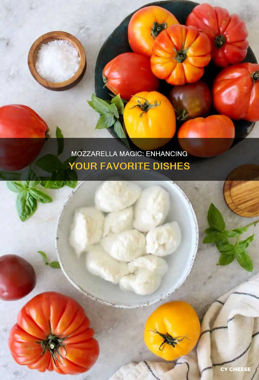 what do you put mozzarella cheese on