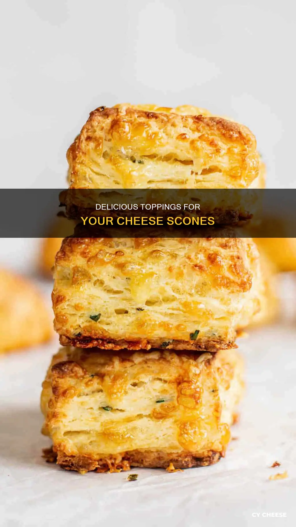 what do you put on a cheese scone