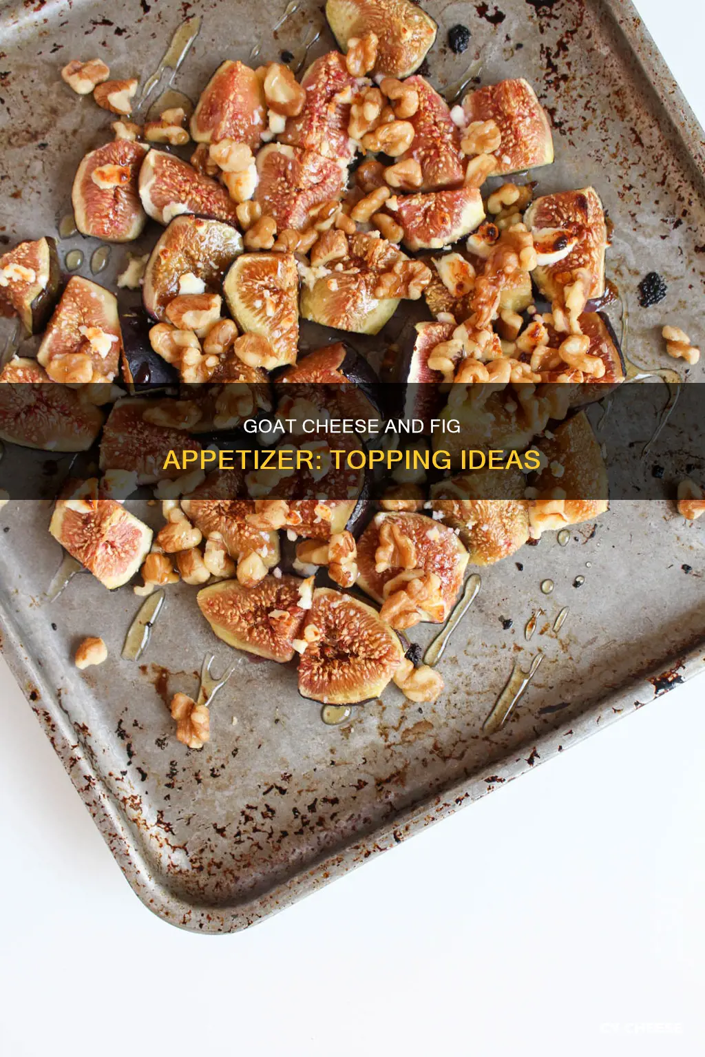 what do you put on top of goat cheese figs