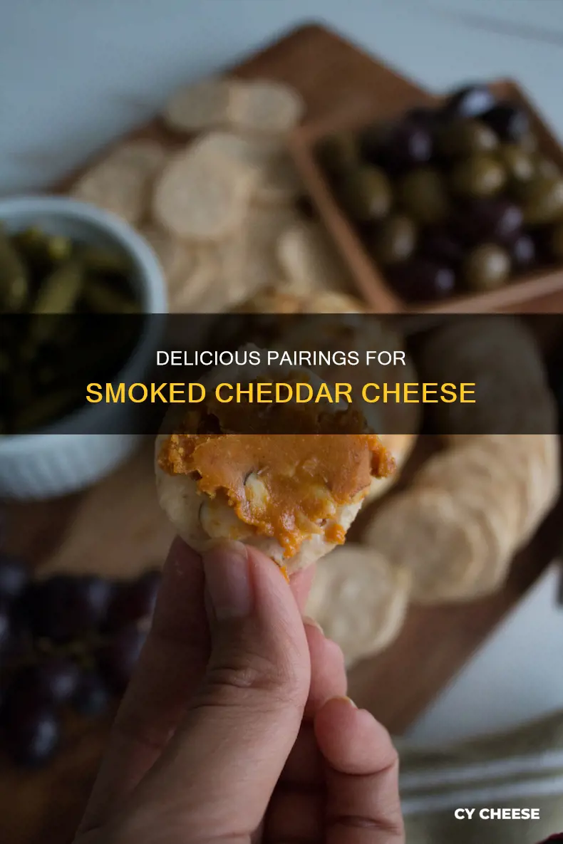what do you put smoked cheddar cheese on
