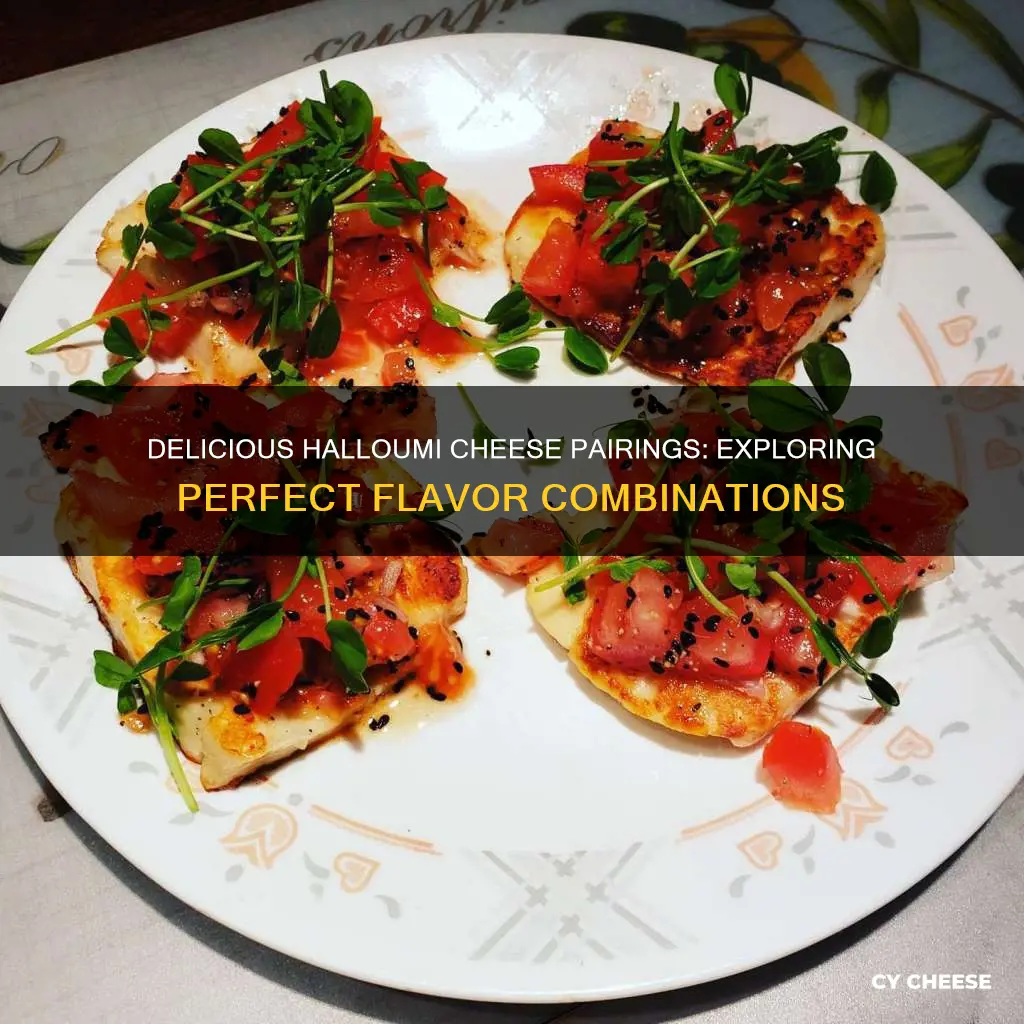 what do you put with halloumi cheese