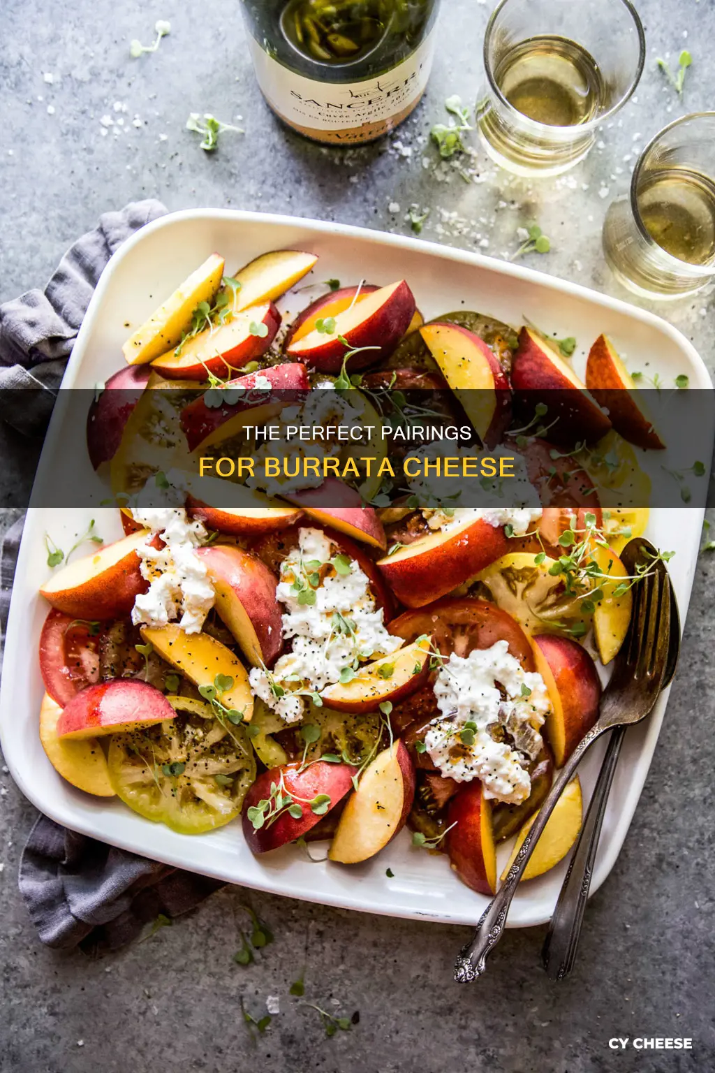 what do you serve with burrata cheese