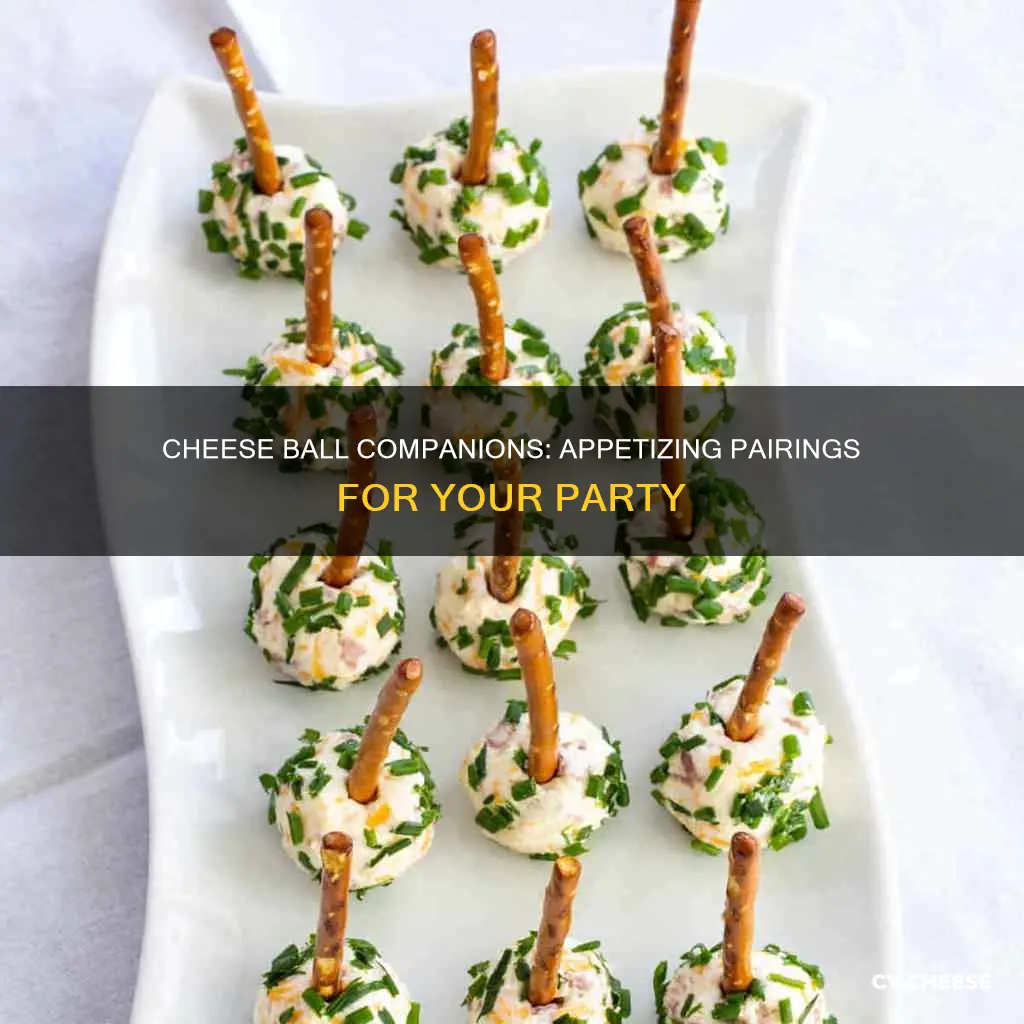 what do you serve with cheese balls