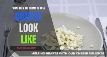 How Much Feta Cheese is 100 Grams Visually?