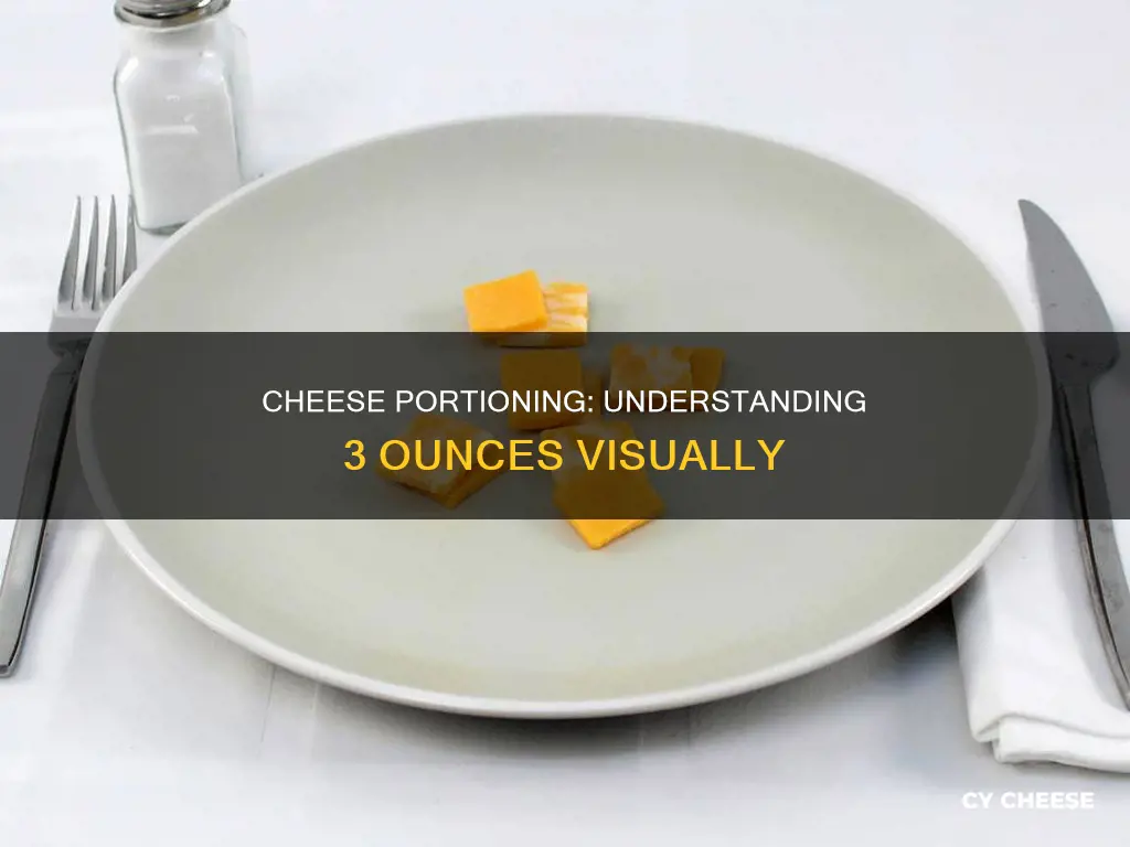 what does 3 ounces of cheese look like