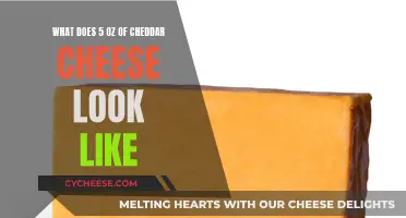 How Much Cheddar Cheese is 5 Ounces?