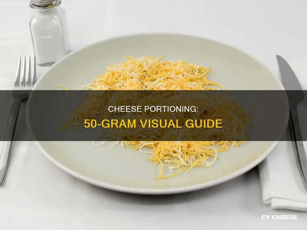 what does 50 grams of cheese look like