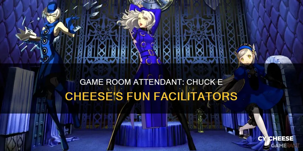 what does a chuck e cheese game room attendant do