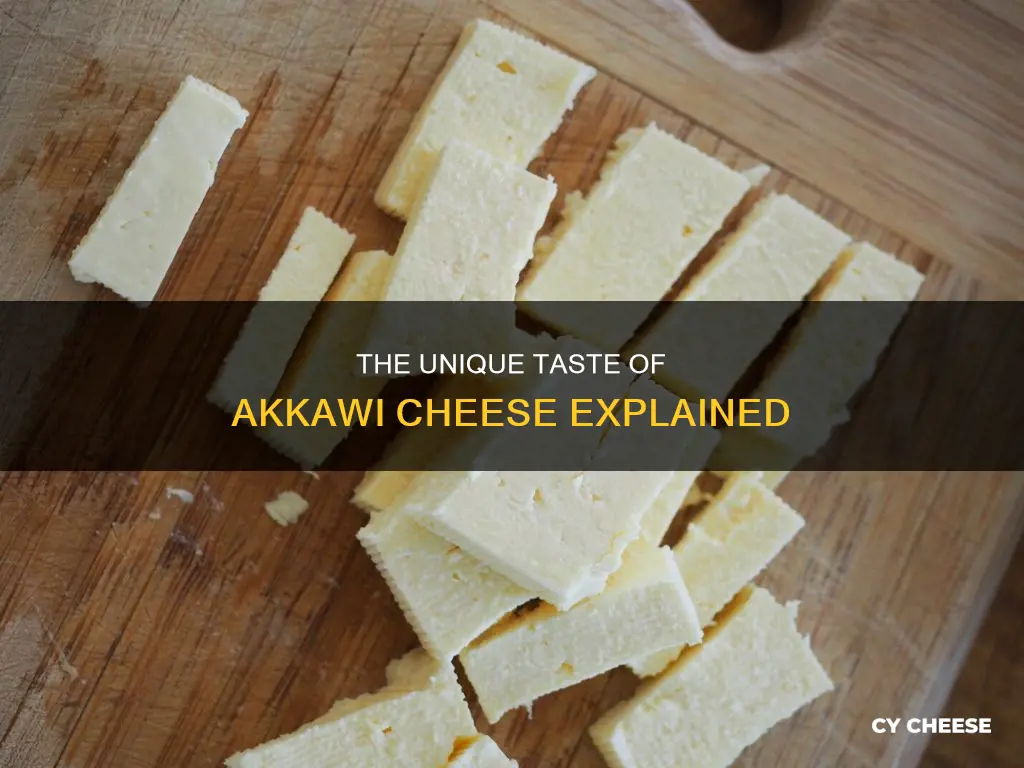 what does akkawi cheese taste like