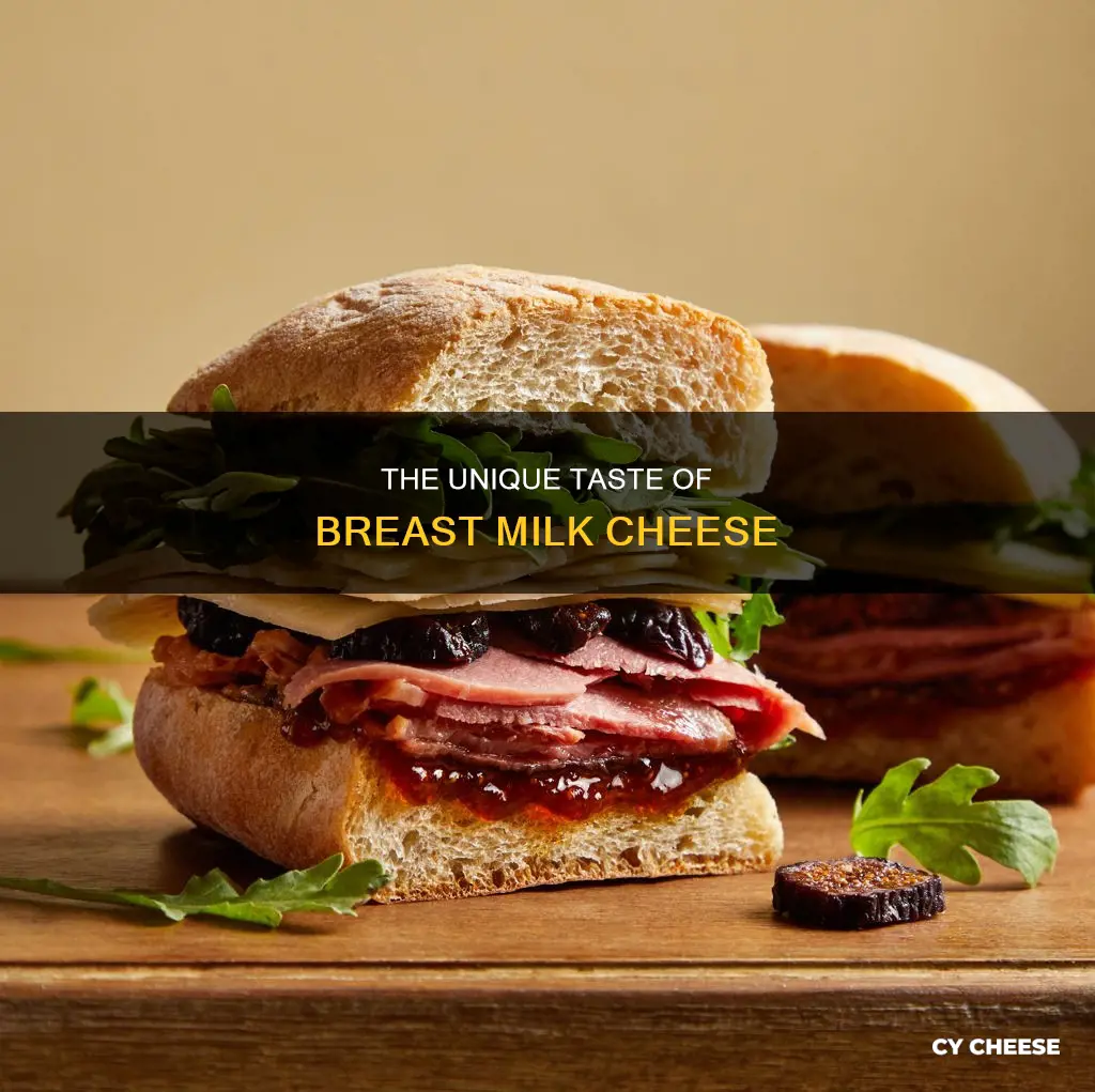 what does breast milk cheese taste like