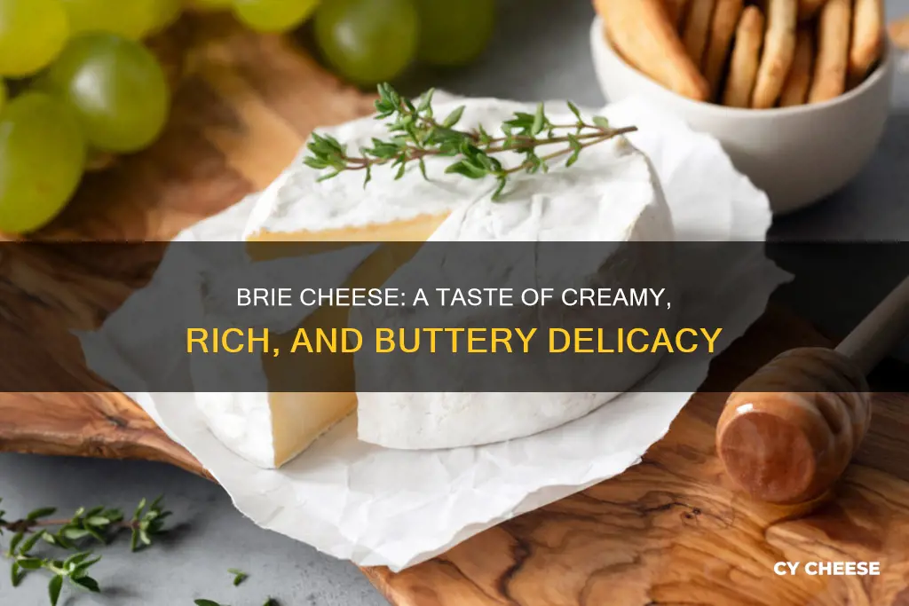 what does bree cheese taste like