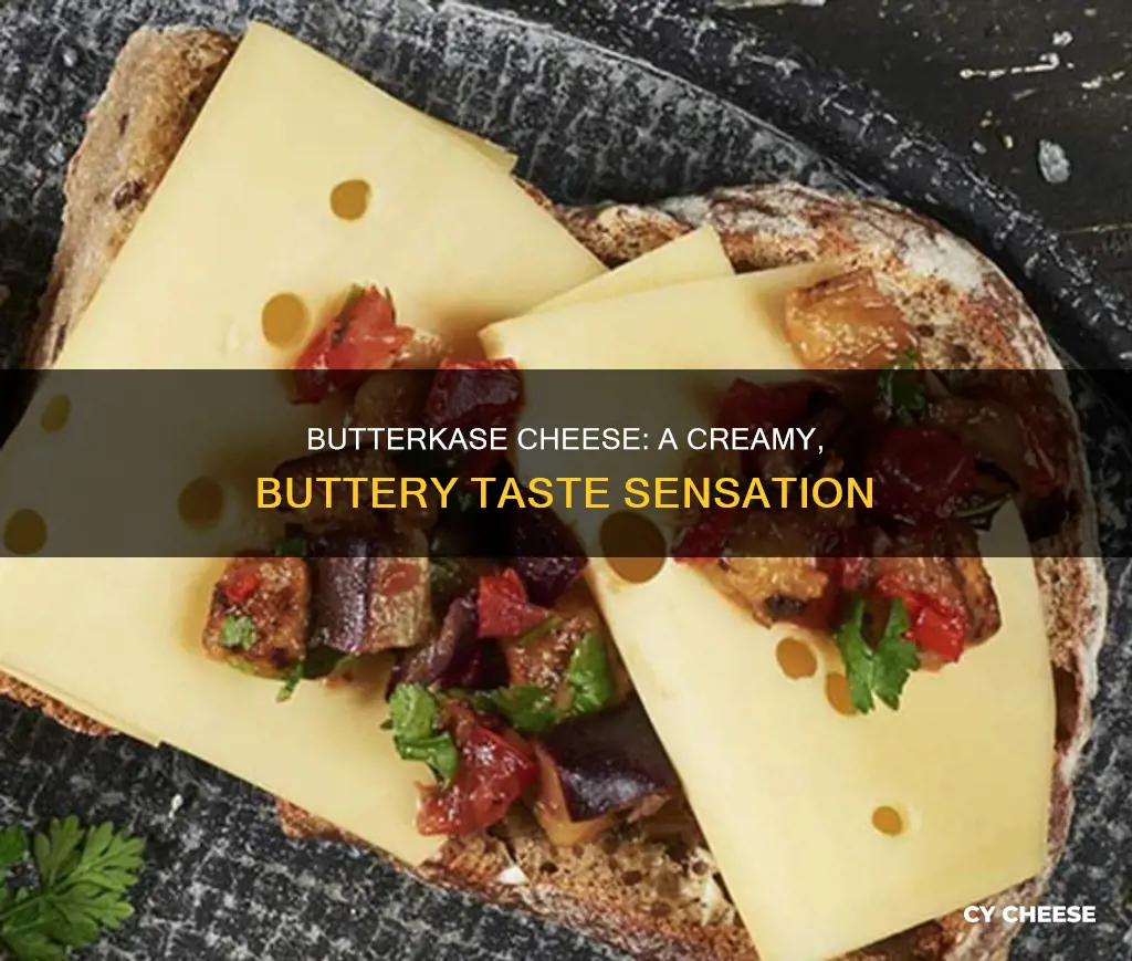 what does butterkase cheese taste like