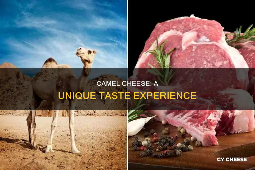 what does camel cheese taste like